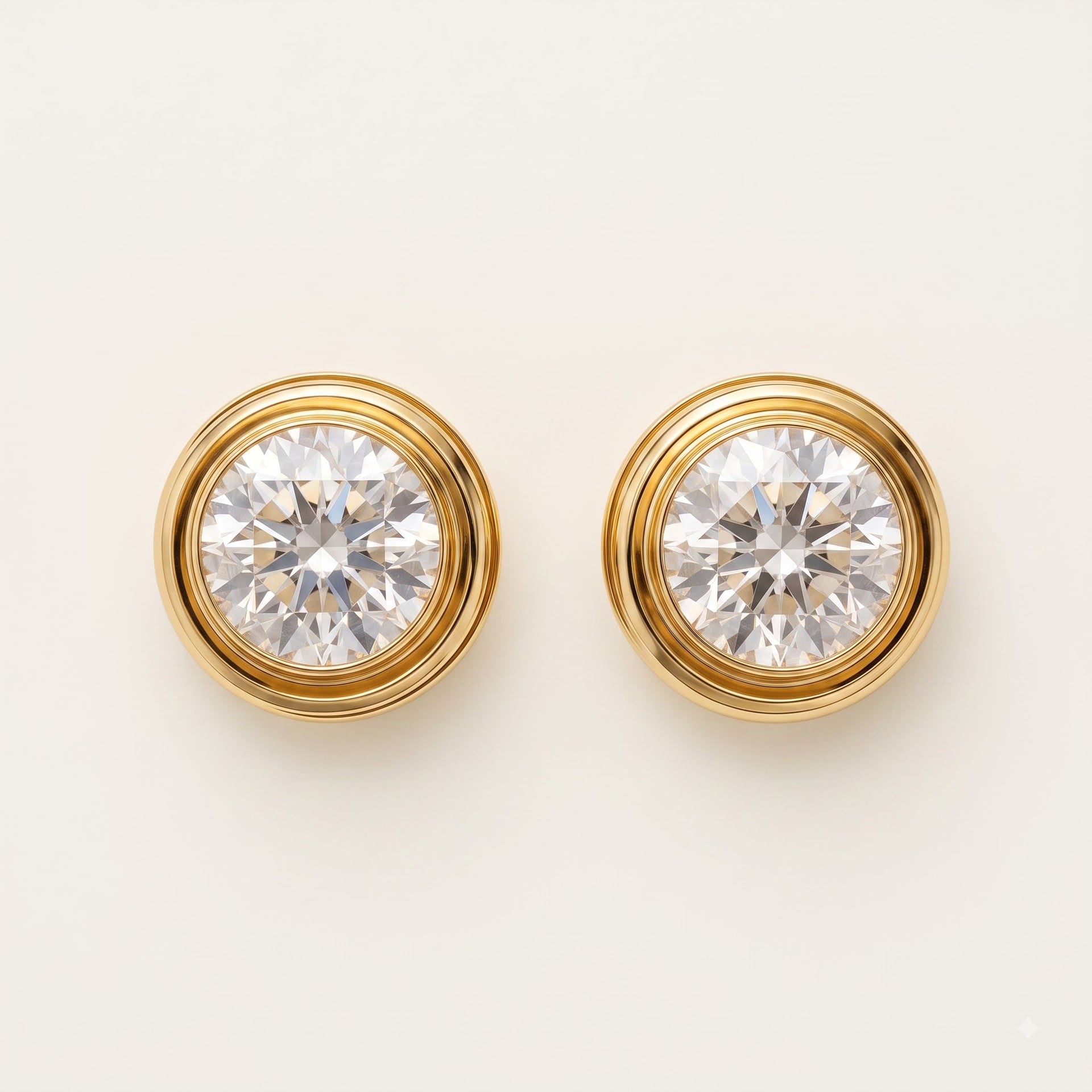 The Surya Filigree Gold Studs — Sunburst motif in hand-drawn 22kt gold wirework by Chawla Jewellers