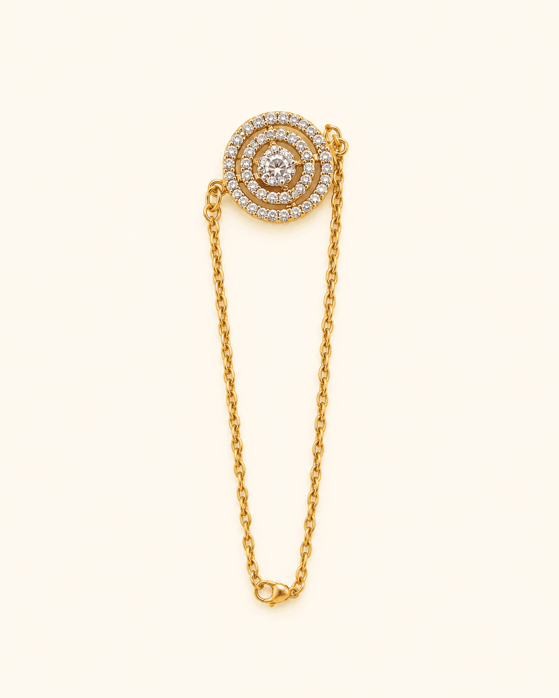 The Solstice Diamond Halo Pendant by Chawla Jewellers