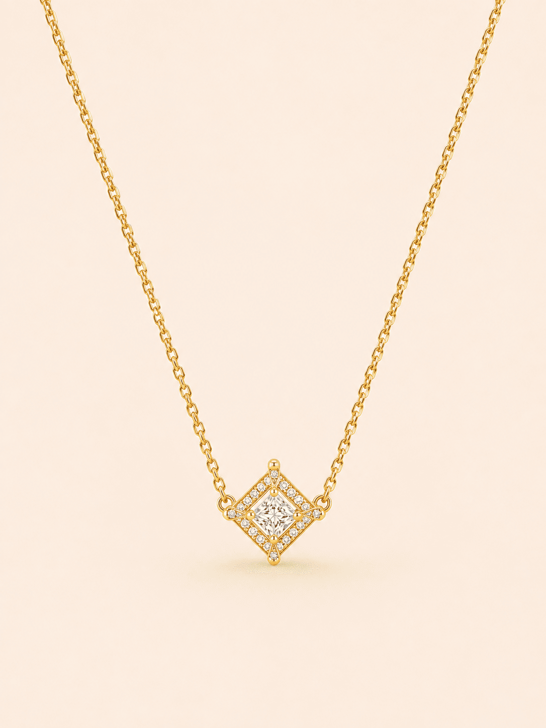 The Gayatri Lotus Polki Pendant by Chawla Jewellers